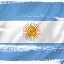 argentinische Flagge, Argentinien, Südamerika