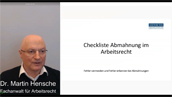 Checkliste Abmahnung 172x97
