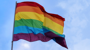 Regenbogen-Flagge Homosexualität