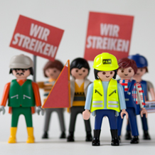 Streik sechs Streikende