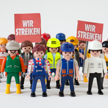 Streik viele Streikende