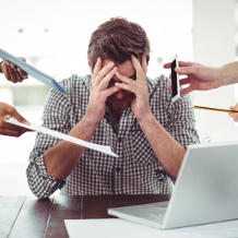 Überforderung und Stress im Job, Burnout