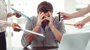 Überforderung und Stress im Job, Burnout