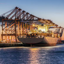 Containerschiff Hafen Hamburg