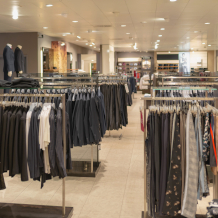 Modegeschäft, Einzelhandel, Verkaufsfläche