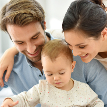 Mutter, Vater und Kind, Familie, Elternzeit, Elterngeld