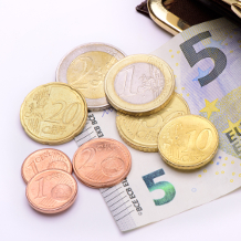 Mindestlohn Geldmünzen 8,84 Euro
